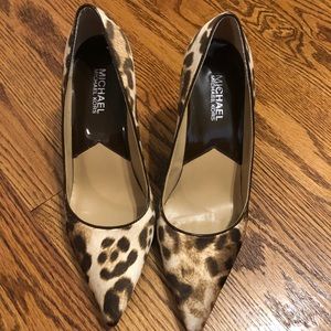 Michael Kors leopard pumps
